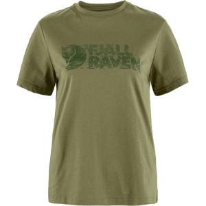 Fjällräven Дамска тениска Fjällräven Women's Lush Logo T-Shirt - Green - размер XS (916-1947-0412)