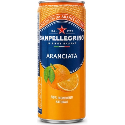 S.Pellegrino Aranciata perlivý nápoj, pomaranč 330 ml
