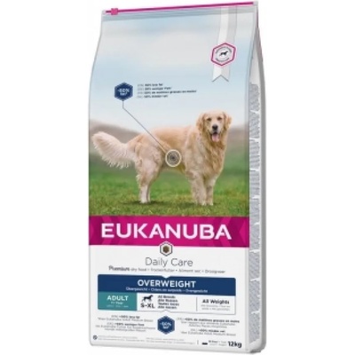 EUKANUBA Daily Care Overweight, Sterilized Dogs - за израснали кучета с наднормено тегло 12kg