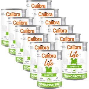 Calibra Dog Life Sensitive Заек 12x400