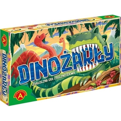 Alexander Toys Настолна игра „Александър Динозавър Катапулт с изстрелване на жетони (5906018027334)