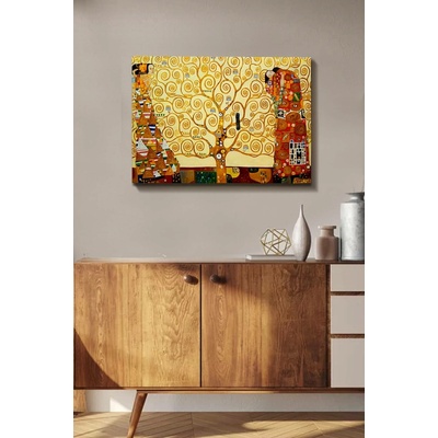 ASIR Obraz na plátně reprodukce STROM ŽIVOTA G. KLIMT 50 cm
