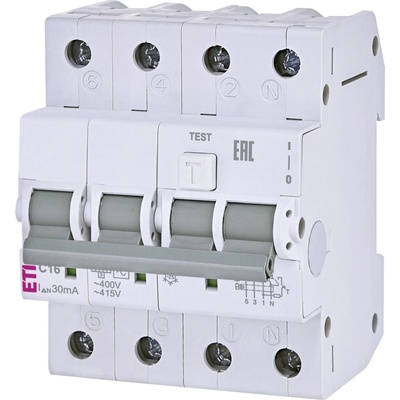 ETI KZS-4M 3p+N AC C16/0,03 6kA