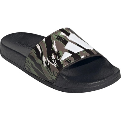 adidas Детски сандали adidas Kid's Adilette Shower Logo Sandals - Core Black / Chalk White / Tent Green - размер 38 (EU) (702-5497-0220)