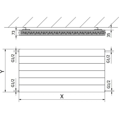 Mexen CL21 Line W421L-050-100-00 500 mm x 1000 mm