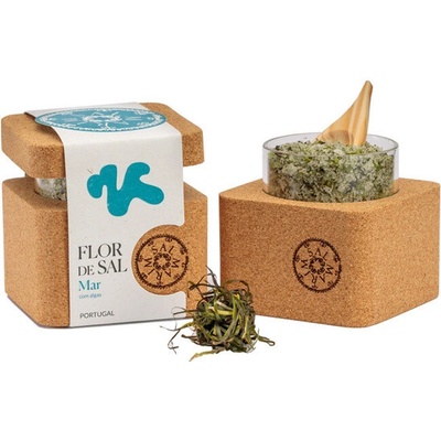 Salmarim edícia Elements MAR Kvety morskej soli Flor de Sal s morskými riasami v korku 50 g