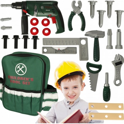 KIK KX4883 Dětské dílenské nářadí v batohu