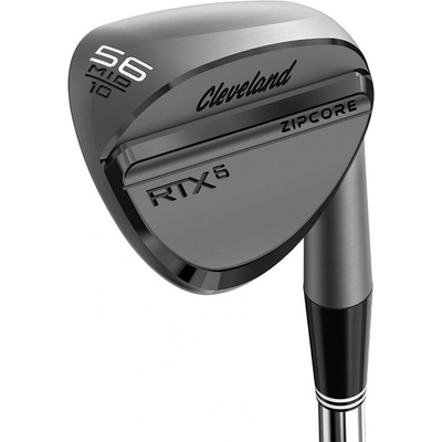 Cleveland RTX 6 ZipCore Black Satin wedge univerzální, pravé, ocel,10°, 58°, True Temper Dynamic Gold Spinner – Zboží Mobilmania