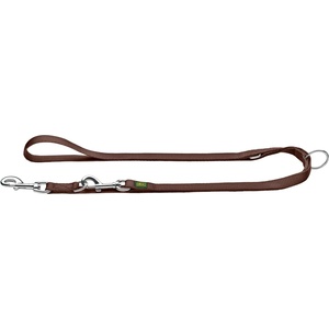 HUNTER Повод за куче Hunter Adjustable Nylon V Leash Dog leash - Brown - размер Länge max. 200 cm (057-0385-0214)