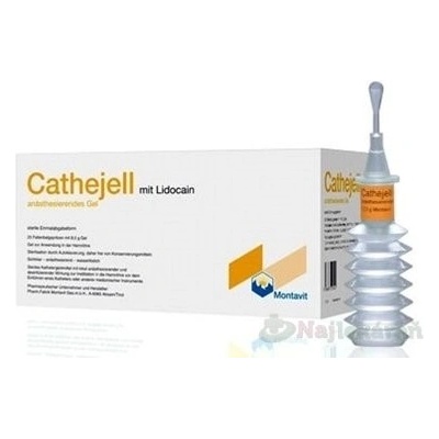 Cathejell Lidocain uretrálny gél gel urt lidokainová instilácia 12,5 g