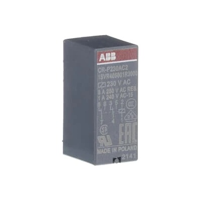 ABB Щепселно реле abb cr-p230ac2, 16a/230vac, 2nco (m518412)