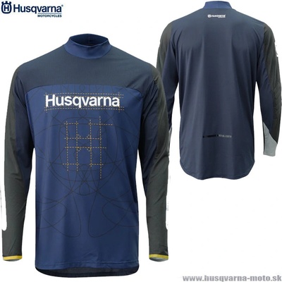 Husqvarna Origin Shirt 2023 modrý