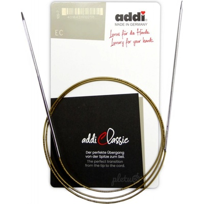 Addi Kruhové jehlice Classic 80 cm / 5,0 mm (oblé špičky)