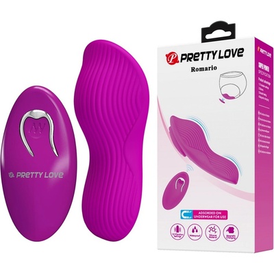 Pretty love romario lay-on clitoris stimulator remote control pink