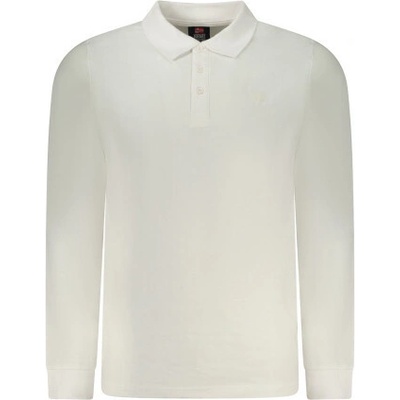 Norway 1963 Polo Maniche Lunghe Uomo Bianco Bílá