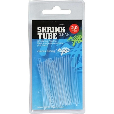 Giants fishing smršťovací hadičky čiré Shrink Tube Clear 1,6 mm 20 ks