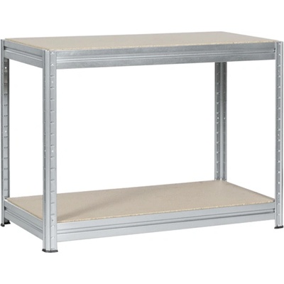 Carmen Стелаж Carmen MEGA, 2 бр. рафтове, 87 cm височина, 120 cm ширина, до 600 kg товаропоносимост на един рафт, метален, цинк (bt-3580524_1)