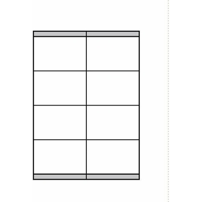 Etikety univerzálne 105x70mm Etibox A4 100 hárkov