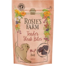 Rosie's Farm Snacks Tender Steak Bites hovězí 5 x 70 g