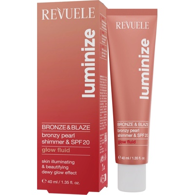 Revuele Luminize rozjasňujúci fluid SPF 20 Bronze & Blaze 40 ml