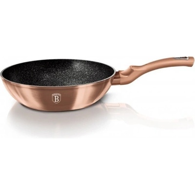 Berlingerhaus Wok s mramorovým povrchem Rosegold Metallic Line 28 cm