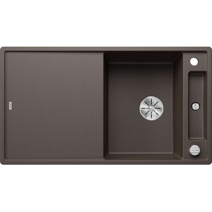 BLANCO Axia III 5 - Мивка от Silgranit, 92x51 см, с аксесоари, InFino, цвят „кафе 523224 (523224) Мивка за вграждане