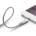 elago Aluminum Lightning USB Cable - USB кабел за iPhone 6, iPhone 6 Plus, iPad, iPod и всеки Apple продукт с Lightning вход (сребрист)