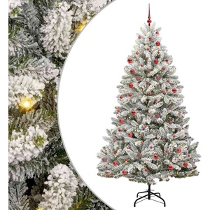 vidaXL С изкуствено коледно дърво 210 cm 300 LED светодиода Топло бяло (3395757)