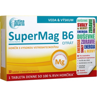 Astina SuperMag B6 30 tabliet