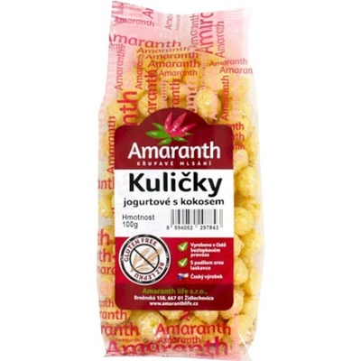 Amaranth life Guličky jogurtové s kokosom 100 g