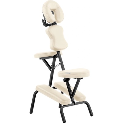 physa Skládací masážní židle - 47 x 72 x 115 cm - 160 kg - béžová PHYSA MONTPELLIER BEIGE – Zboží Dáma