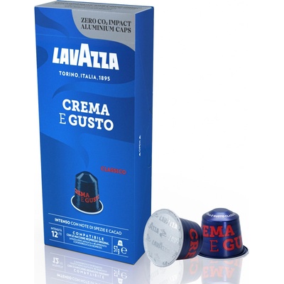 Lavazza Crema e Gusto Alu Kapsle do Nespresso 10 ks