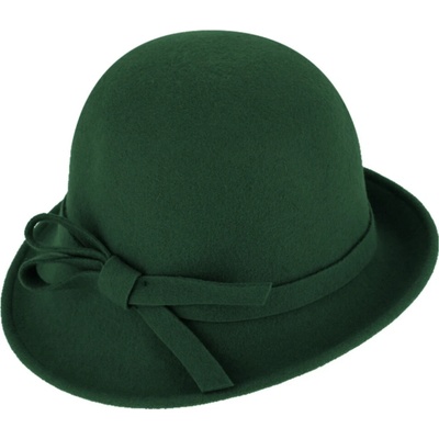 Fiebig Headwear since 1903 dámský plstěný klobouček Cloche zelený