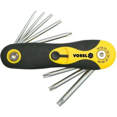 VOREL Sada klíčů TORX 8 ks CrV
