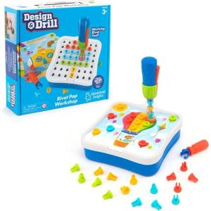 Learning Resources Игрален комплект Learning Resources - Работилница за проектиране и пробиване (EI-4300) - baby
