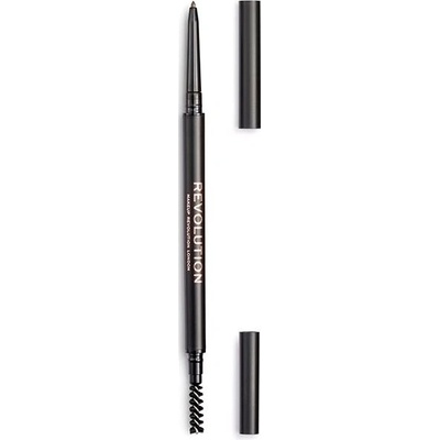 Makeup Revolution Precise Brow Pencil ceruzka na obočie s kefkou Light Brown 0,05 g