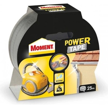 Image 1 of Трислойна лепяща лента сребърна Moment Power Tape 10м