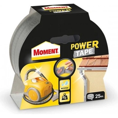 Трислойна лепяща лента сребърна Moment Power Tape 10м