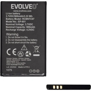 EVOLVEO EP-650 EasyPhone XG EVOLVEO батерия 900mAh LI-ION SGM EP-651-BAT (SGM EP-651-BAT)