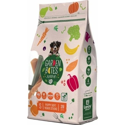 Duvo+ GARDEN BITES ŠTĚŇATSKÉ MĚKKÉ ZELENINOVÉ TYČINKY S 8 cm 28 ks / 3/36 210 g