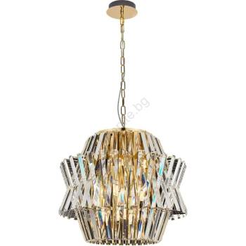 Image 1 of MILAGRO Кристален пендел CROWN 12xE14/40W/230V златист (MI2400)