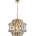 MILAGRO Кристален пендел CROWN 12xE14/40W/230V златист (MI2400)