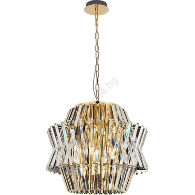 MILAGRO Кристален пендел CROWN 12xE14/40W/230V златист (MI2400)