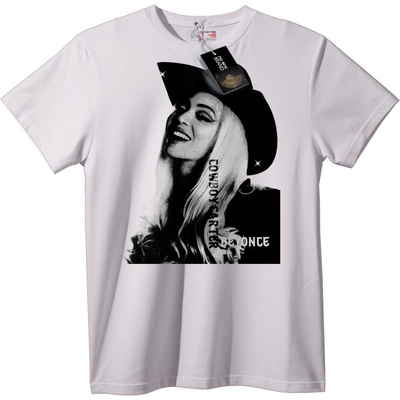 NOONEBRAND Тениска Beyoncé Каубой Картър - 4XL, White