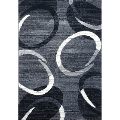 Spoltex Florida New 308-72 grey/black šedá