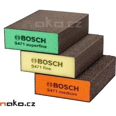 BOSCH S471 leštící houba set 3ks 2608901175