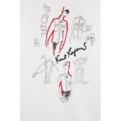 Karl Lagerfeld Памучна тениска Karl Lagerfeld (A3W17100)