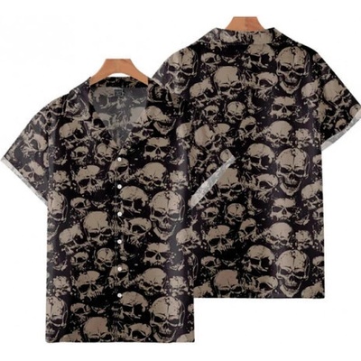 Havajská košile s lebkami Gothic Skulls