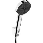 Hansgrohe Pulsify Select - Душ комплект с ръчен душ, 3 струи, държач и шлаух 125 cm, хром 24302000 (24302000)