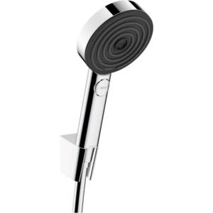 Hansgrohe Pulsify Select - Душ комплект с ръчен душ, 3 струи, държач и шлаух 125 cm, хром 24302000 (24302000)